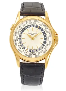 Patek Philippe World Time 5110J-001 Yellow gold Silver