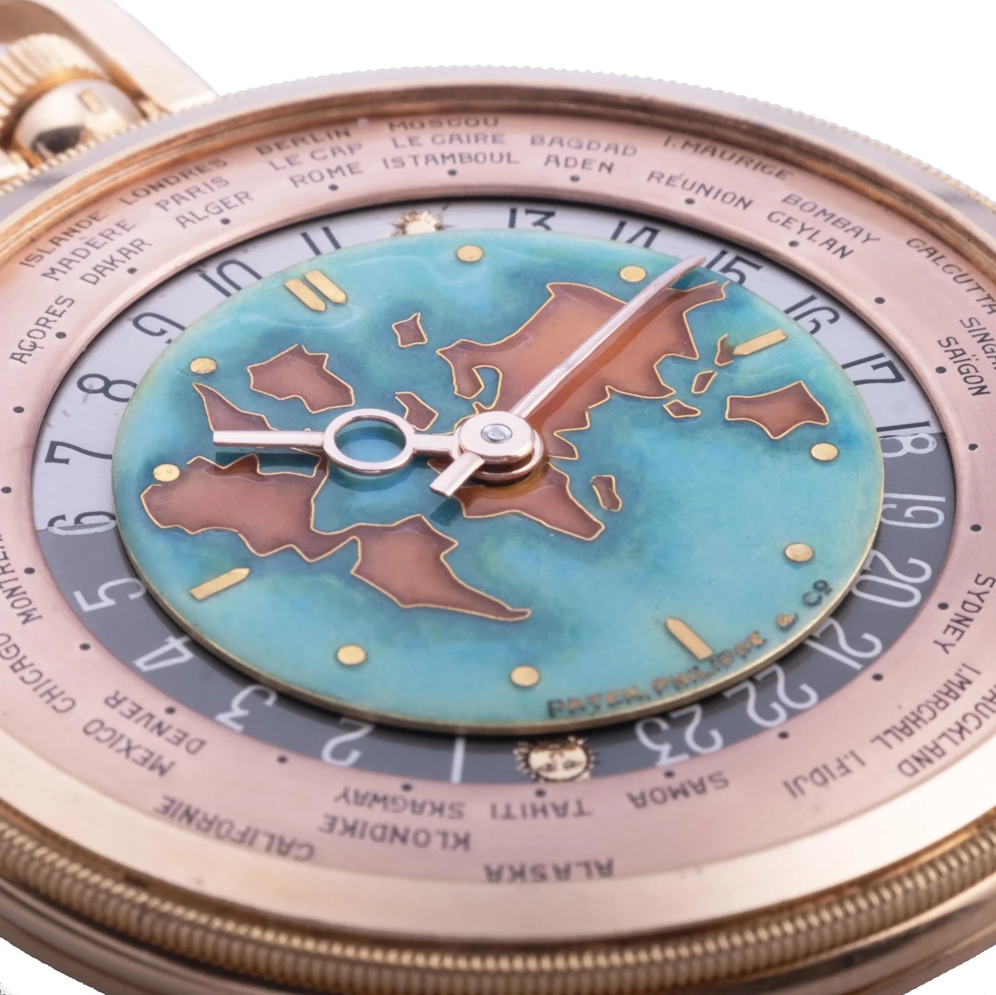 Patek Philippe World Time 605 HU DE 44mm Rose gold 9