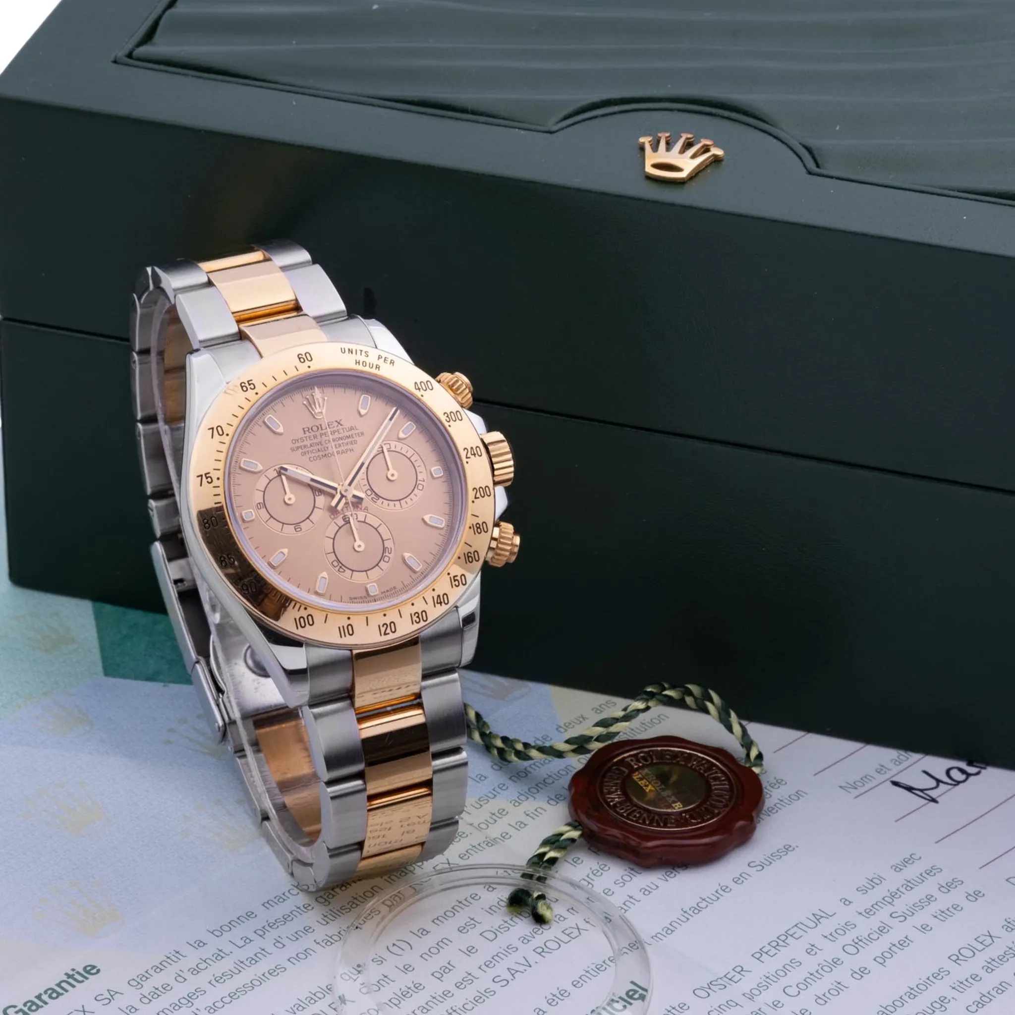 Rolex Daytona 116523 40mm Yellow gold and stainless steel