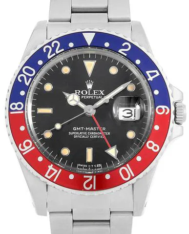 Rolex GMT-Master 16750 40mm Stainless steel Black