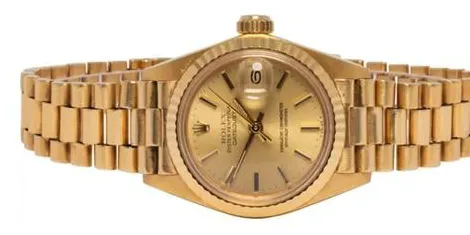 Rolex Lady-Datejust 6927 26mm Yellow gold Champagne