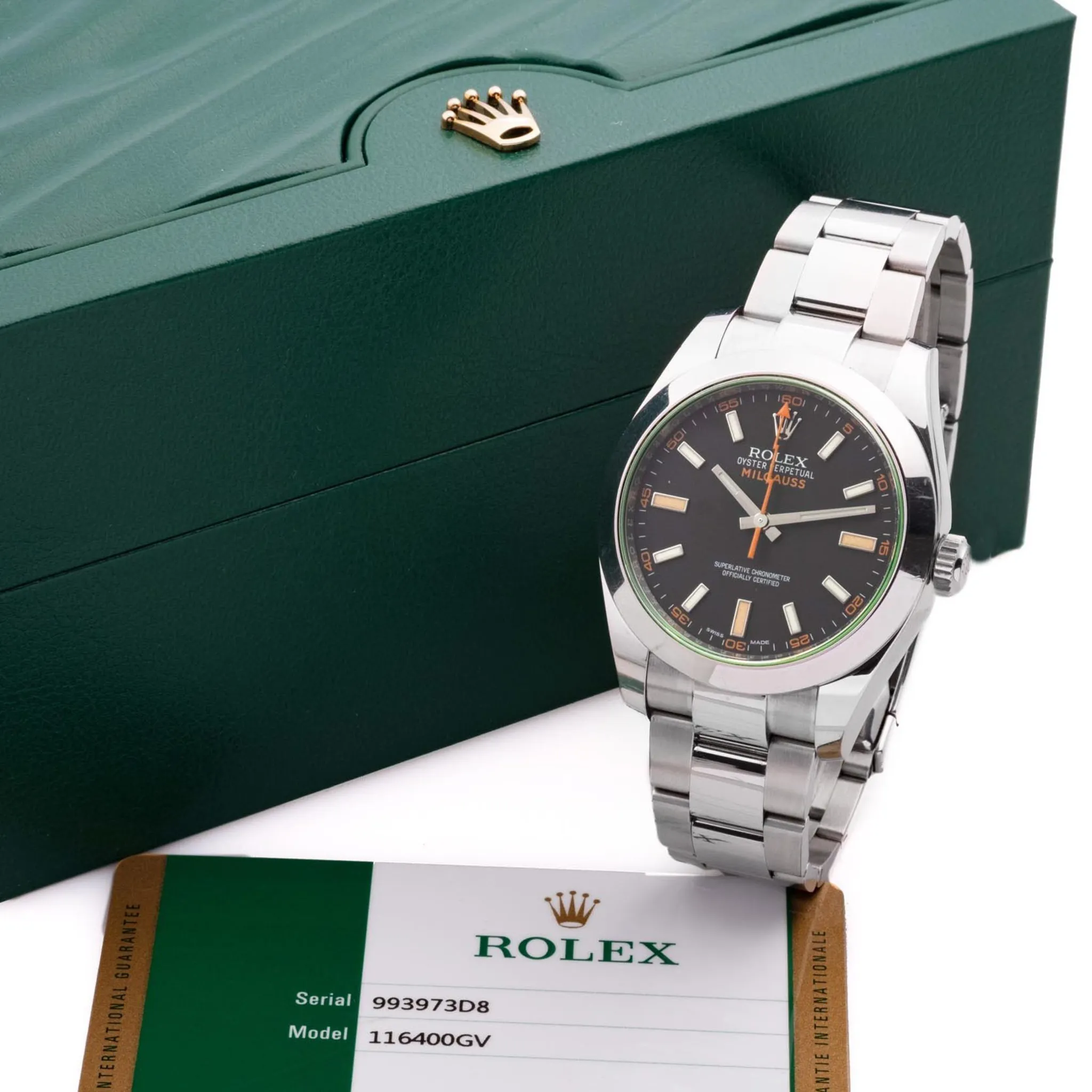 Rolex Milgauss 116400GV 40mm Stainless steel