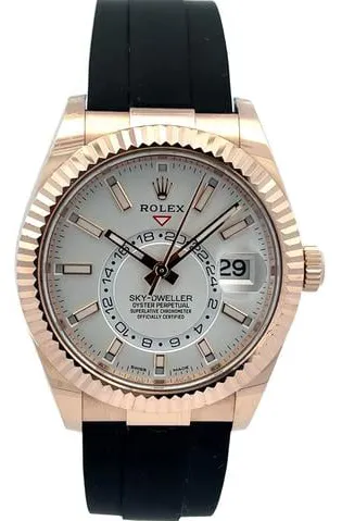 Rolex Sky-Dweller 326235 42mm Rose gold White