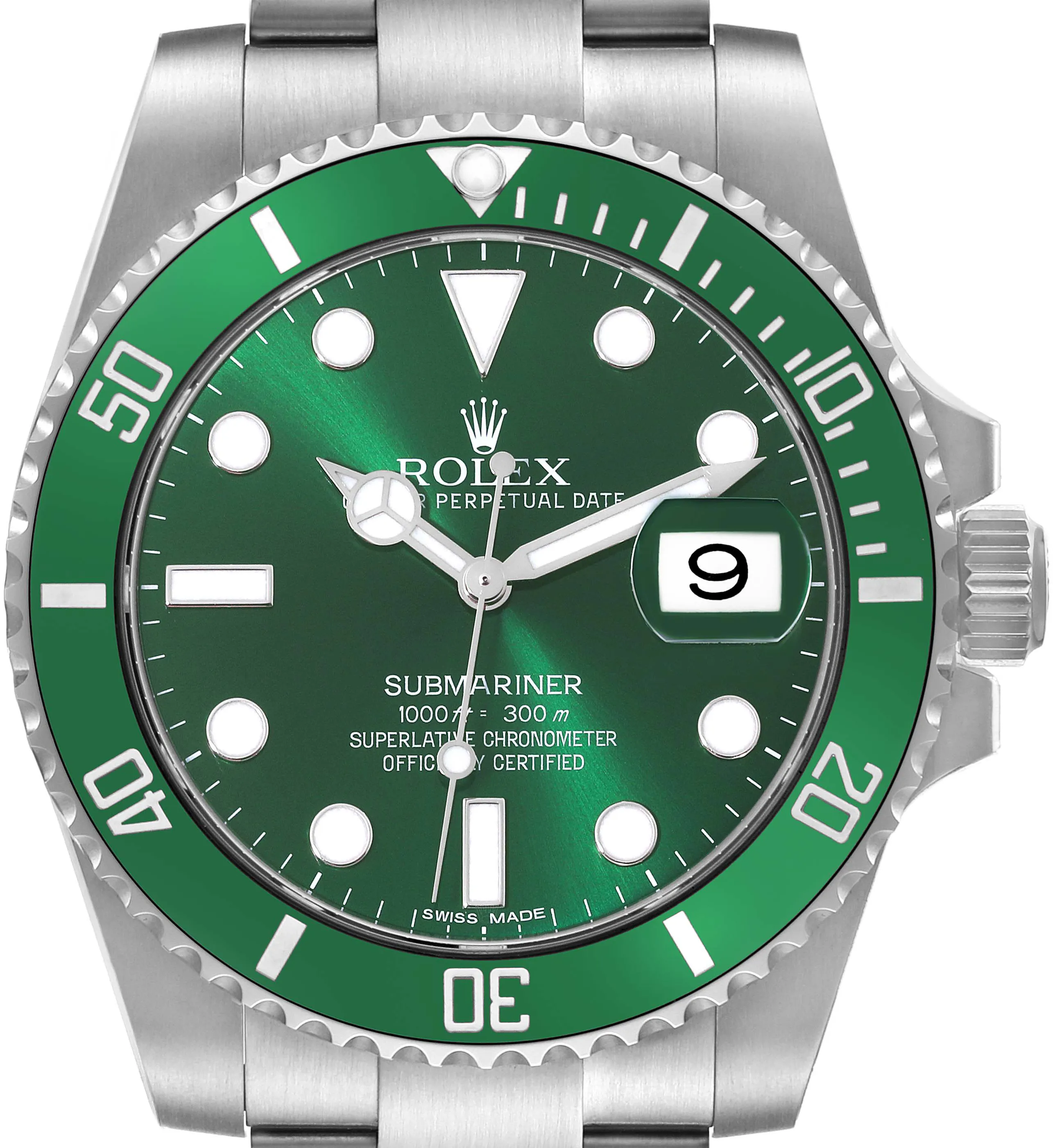 Rolex Submariner 116610LV 40mm Oyster Green