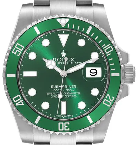 Rolex Submariner 116610LV 40mm Steel Green