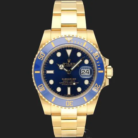 Rolex Submariner 116618LB 40mm Yellow gold Blue 2