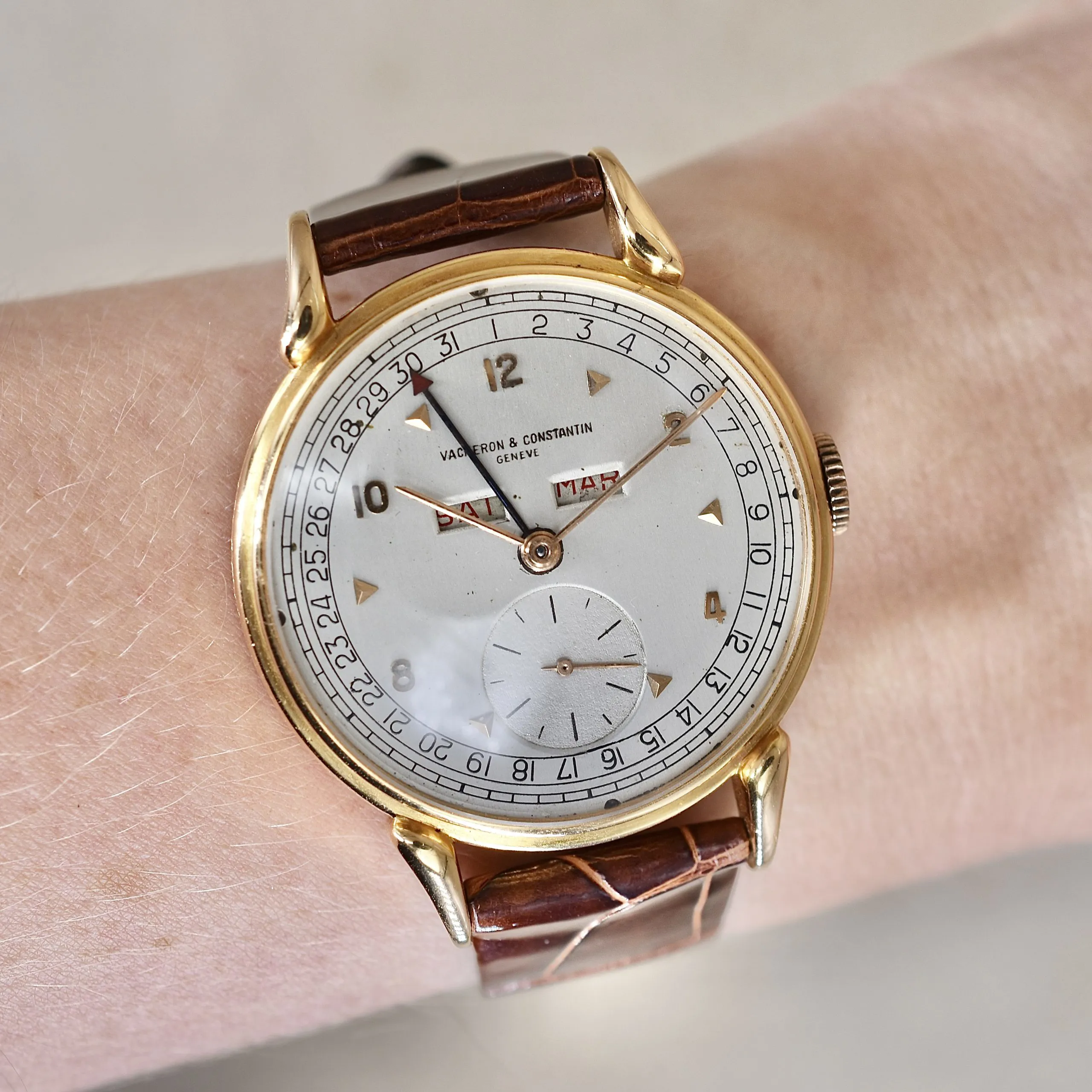 Vacheron Constantin Triple Calendar 4240 34mm Rose gold 2