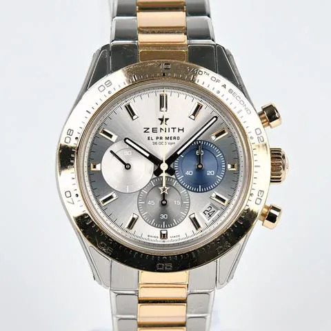 Zenith Chronomaster Sport 51.3100.3600/69.M3100 41mm Yellow gold and Stainless steel Silver