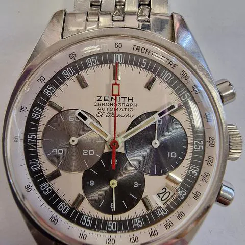 Zenith El Primero A386 38mm Steel Silver