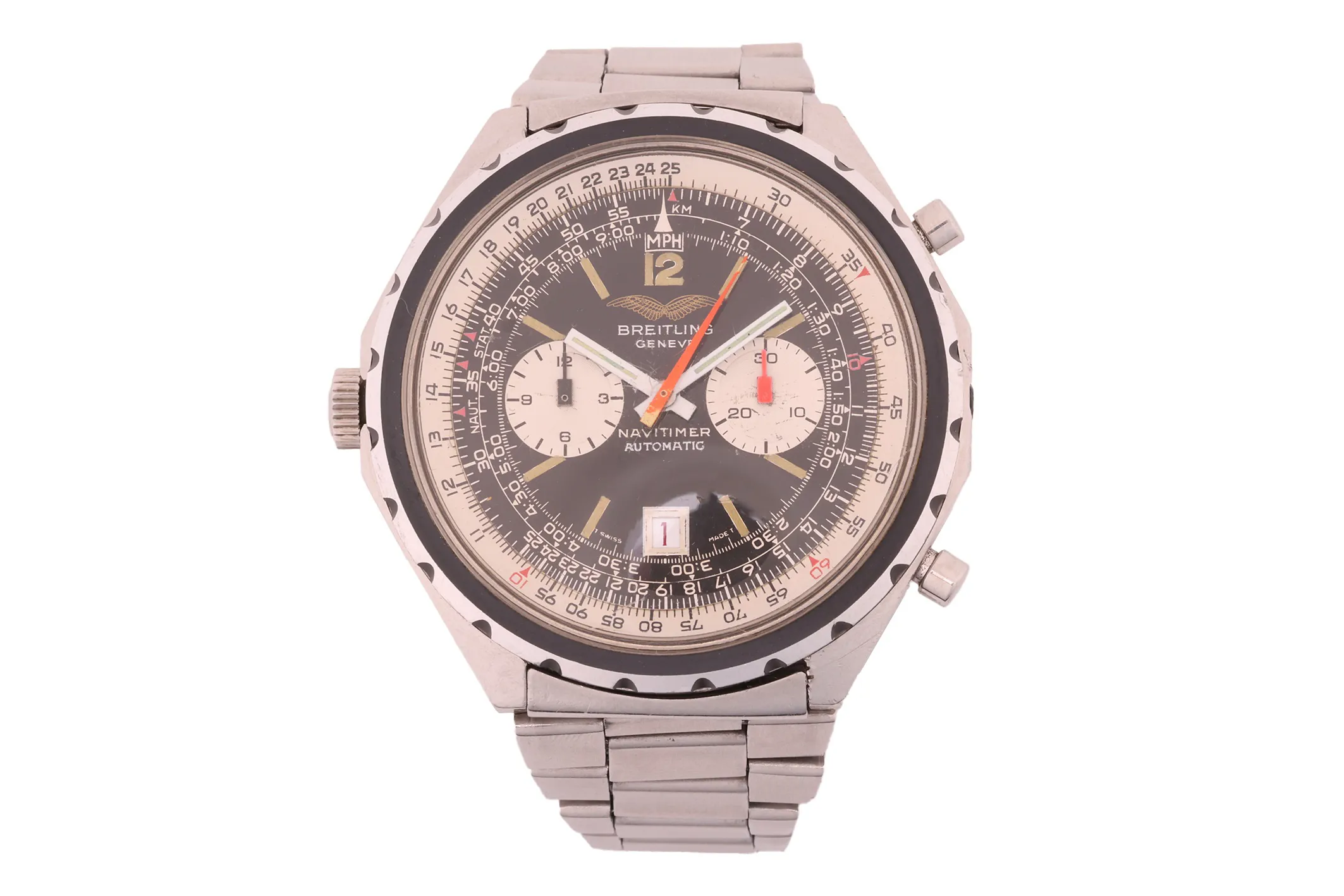 Breitling Navitimer Chrono-Matic 1806 48mm Stainless steel Black