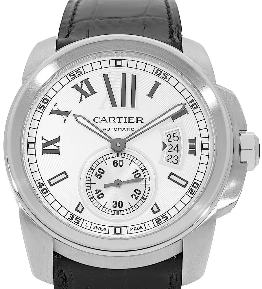 Cartier Calibre de Cartier W7100037 42mm Edelstahl Silver