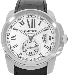 Cartier Calibre de Cartier W7100037 Stainless steel Silver