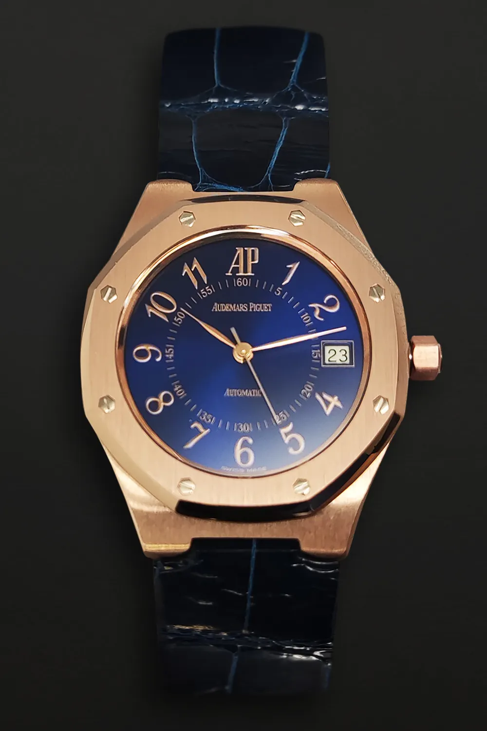 Audemars Piguet Royal Oak ‘Byzantine Eagle’ 148000R.00.DO22CR.01.SP 36mm Rose gold Blue