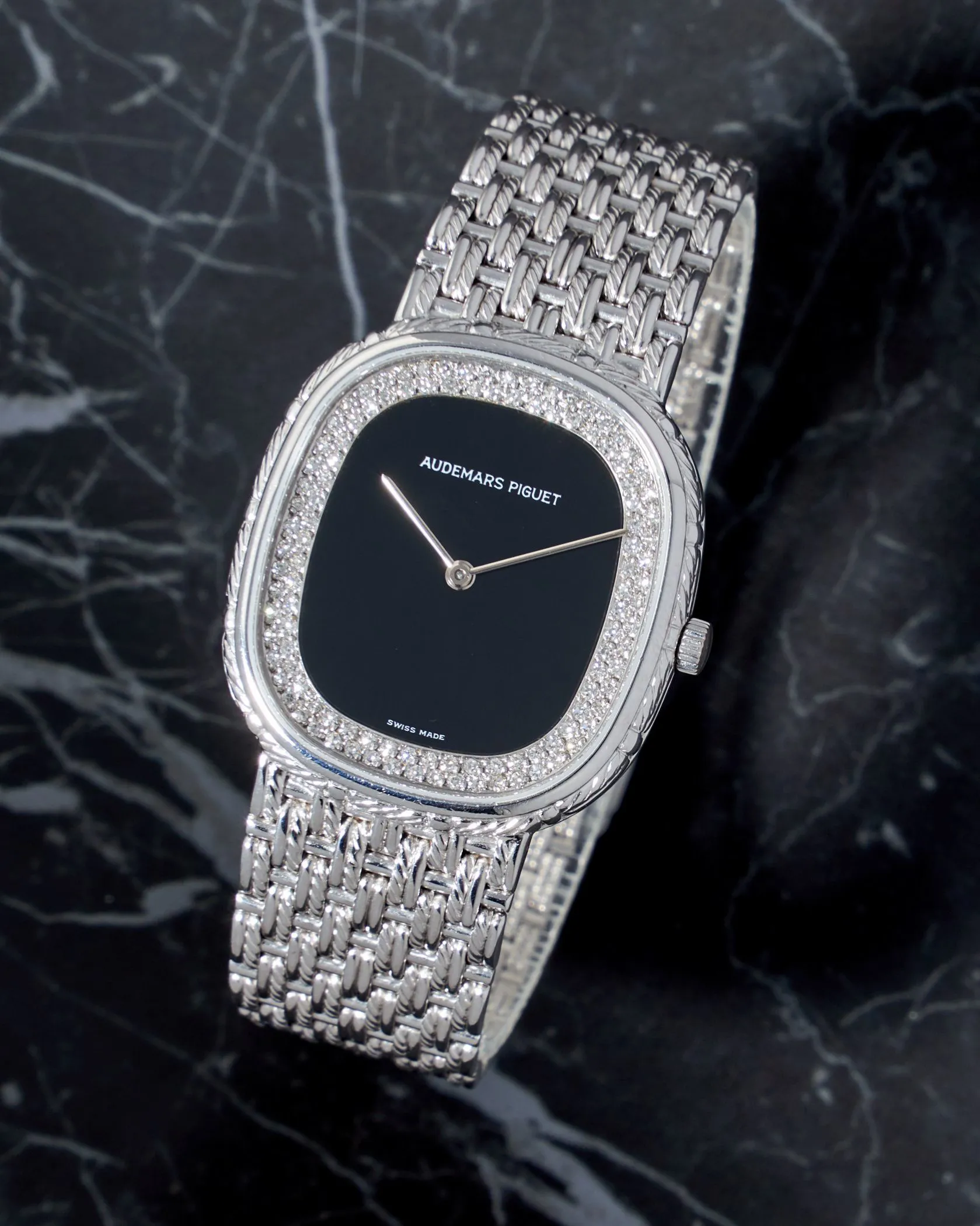 Audemars Piguet Ellipse 30mm White gold Black 1