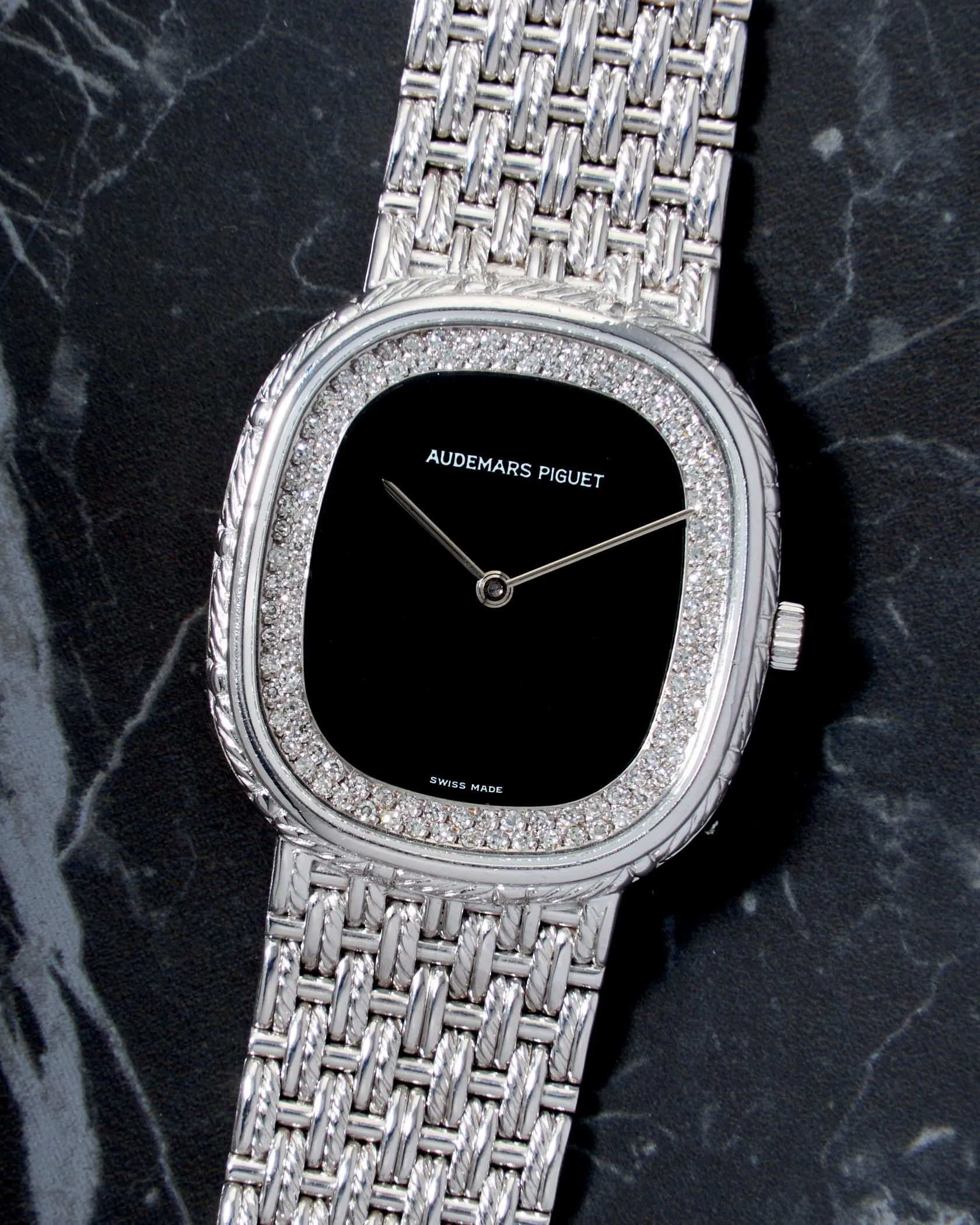 Audemars Piguet Ellipse 30mm White gold Black 9