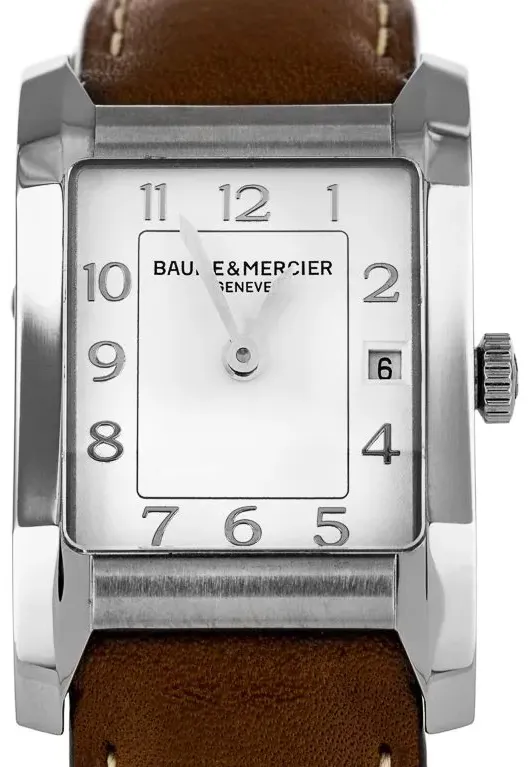 Baume & Mercier Hampton 65721 22mm Stainless steel White