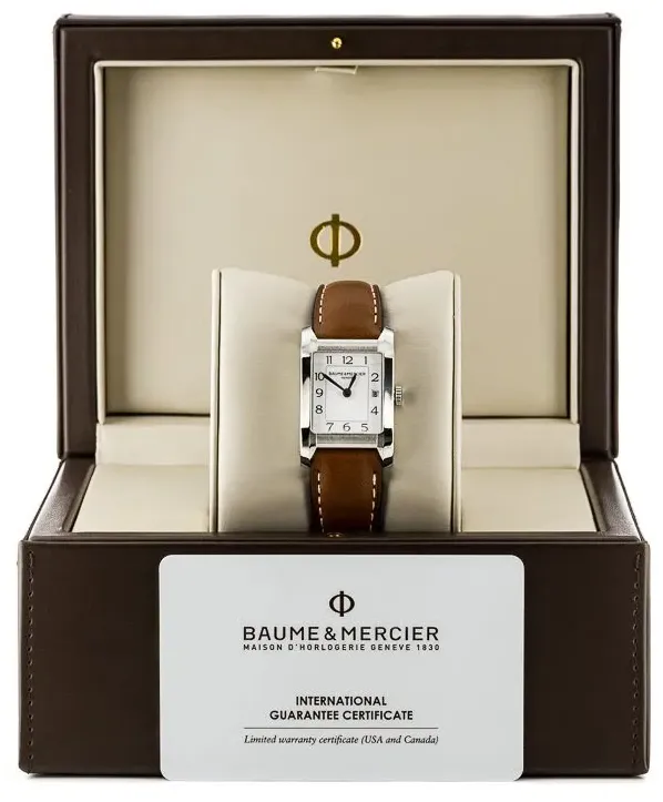 Baume & Mercier Hampton 65721 22mm Stainless steel White 1