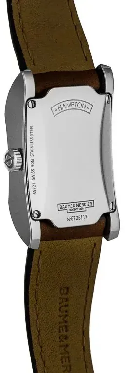 Baume & Mercier Hampton 65721 22mm Stainless steel White 3