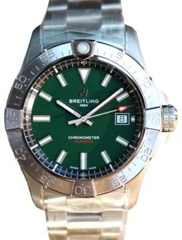 Breitling Avenger A17328101L1A1 42mm Stainless steel Green