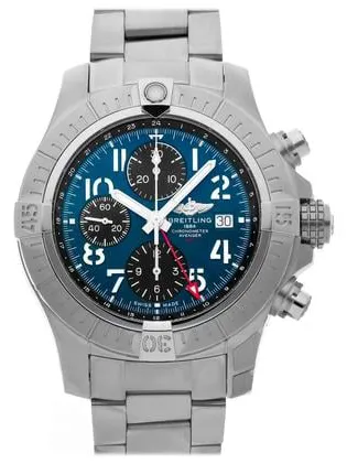 Breitling Avenger A24315101C1A1 45mm Stainless steel Blue