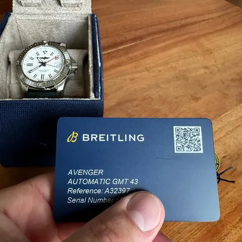 Breitling Avenger A32397101A1X1 43mm Stainless steel White 4