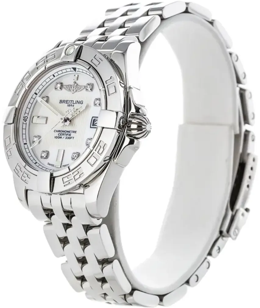 Breitling Galactic A71356 32mm Stainless steel Mother-of-pearl 4