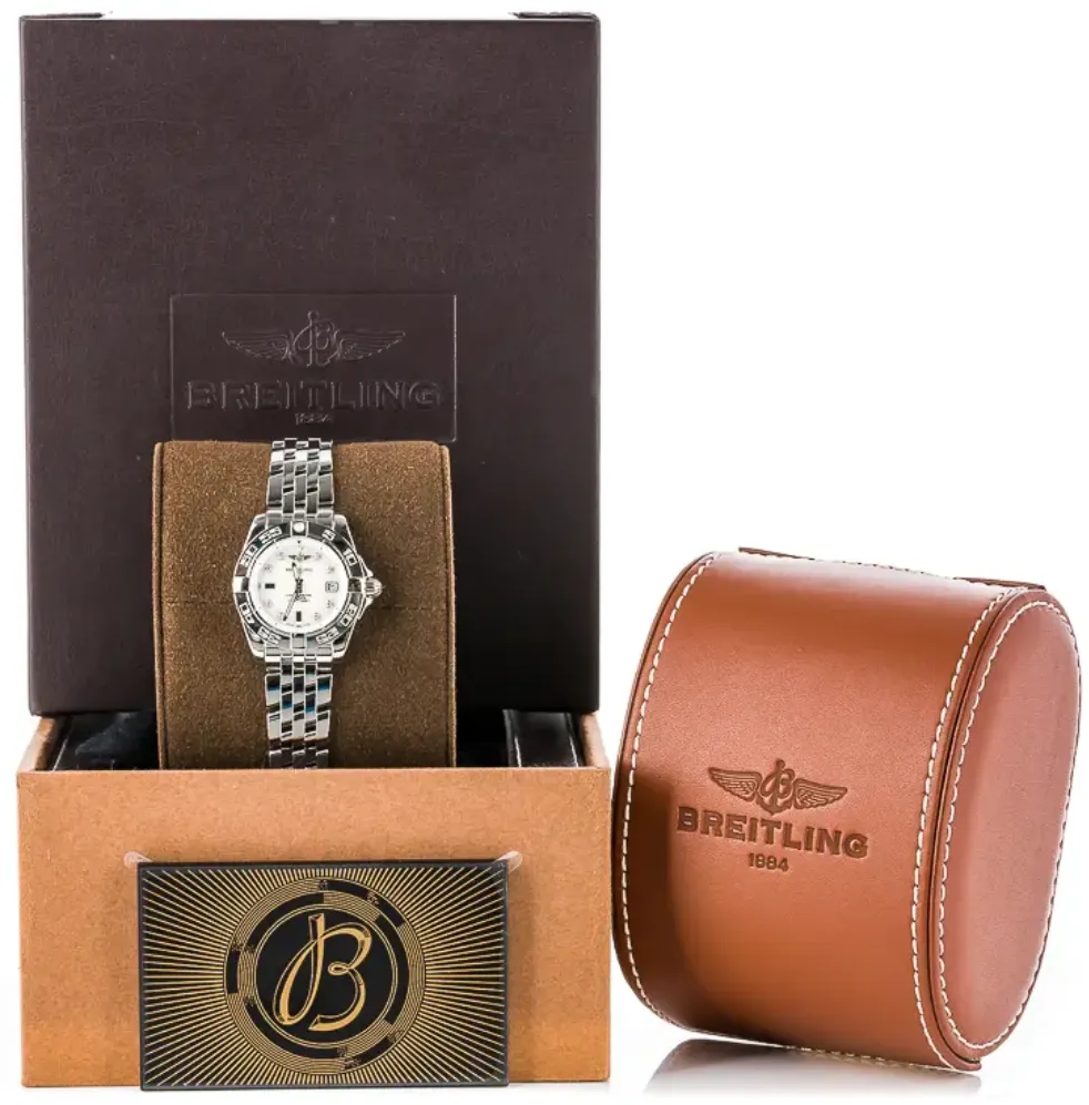 Breitling Galactic A71356 32mm Stainless steel Mother-of-pearl 3