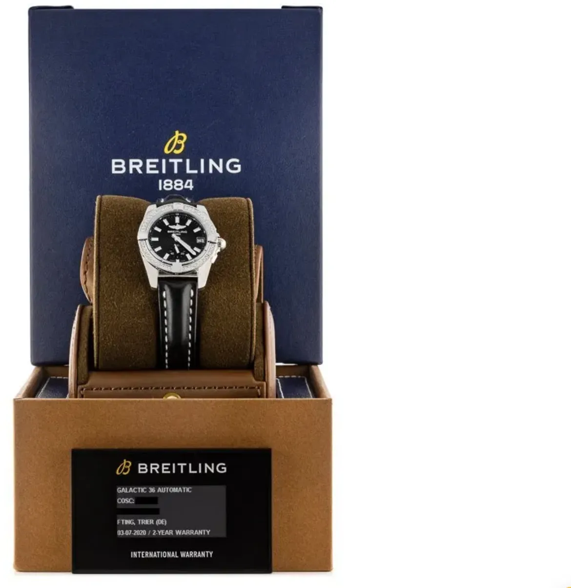 Breitling Galactic A37330 36mm Stainless steel Black 4