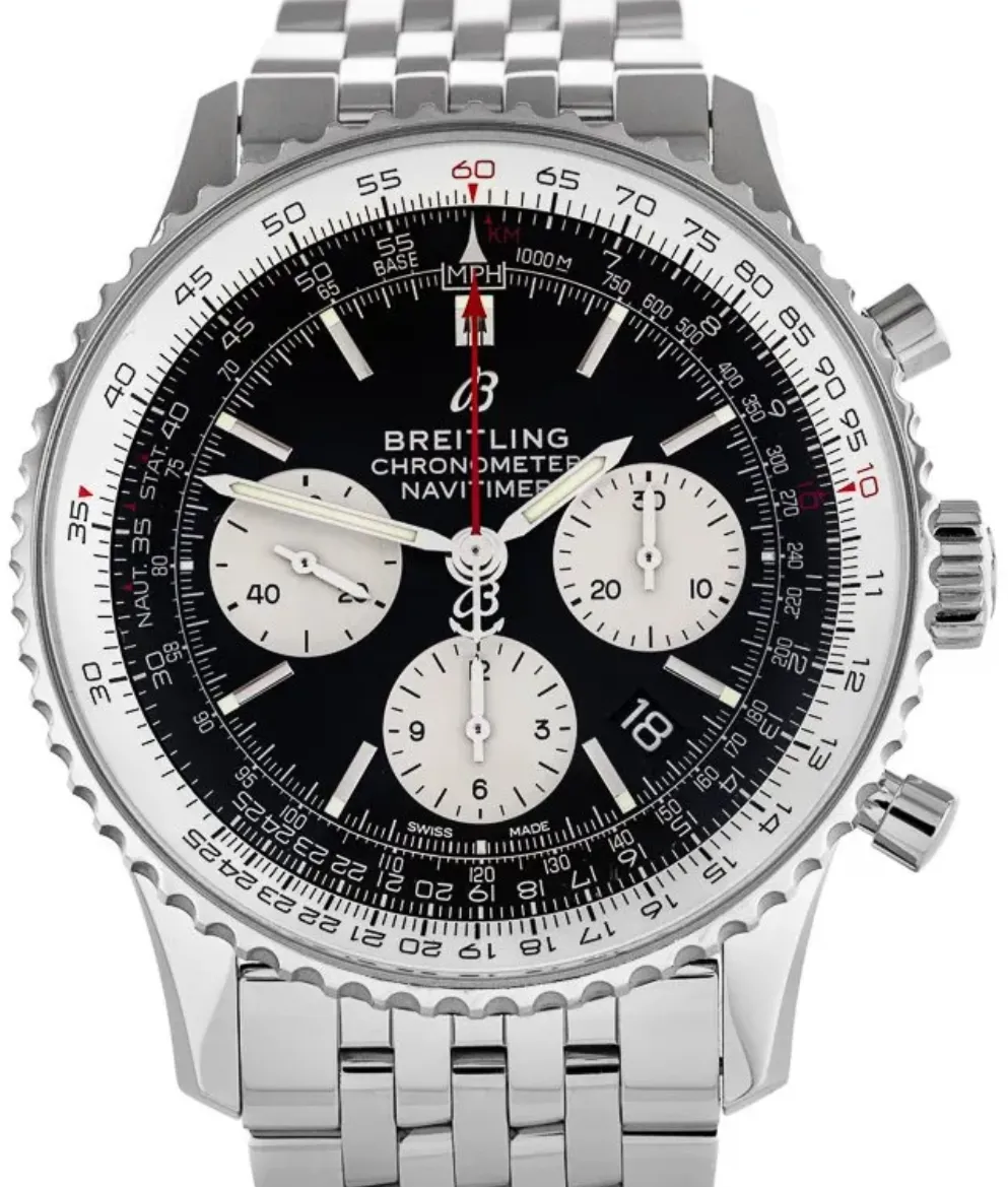 Breitling Navitimer AB0121 43mm Stainless steel Black