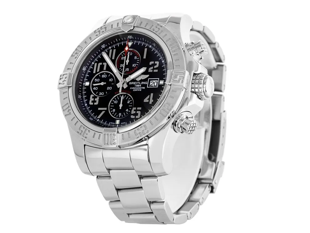 Breitling Super Avenger II A1337111/BC28 48mm Stainless steel Black 1