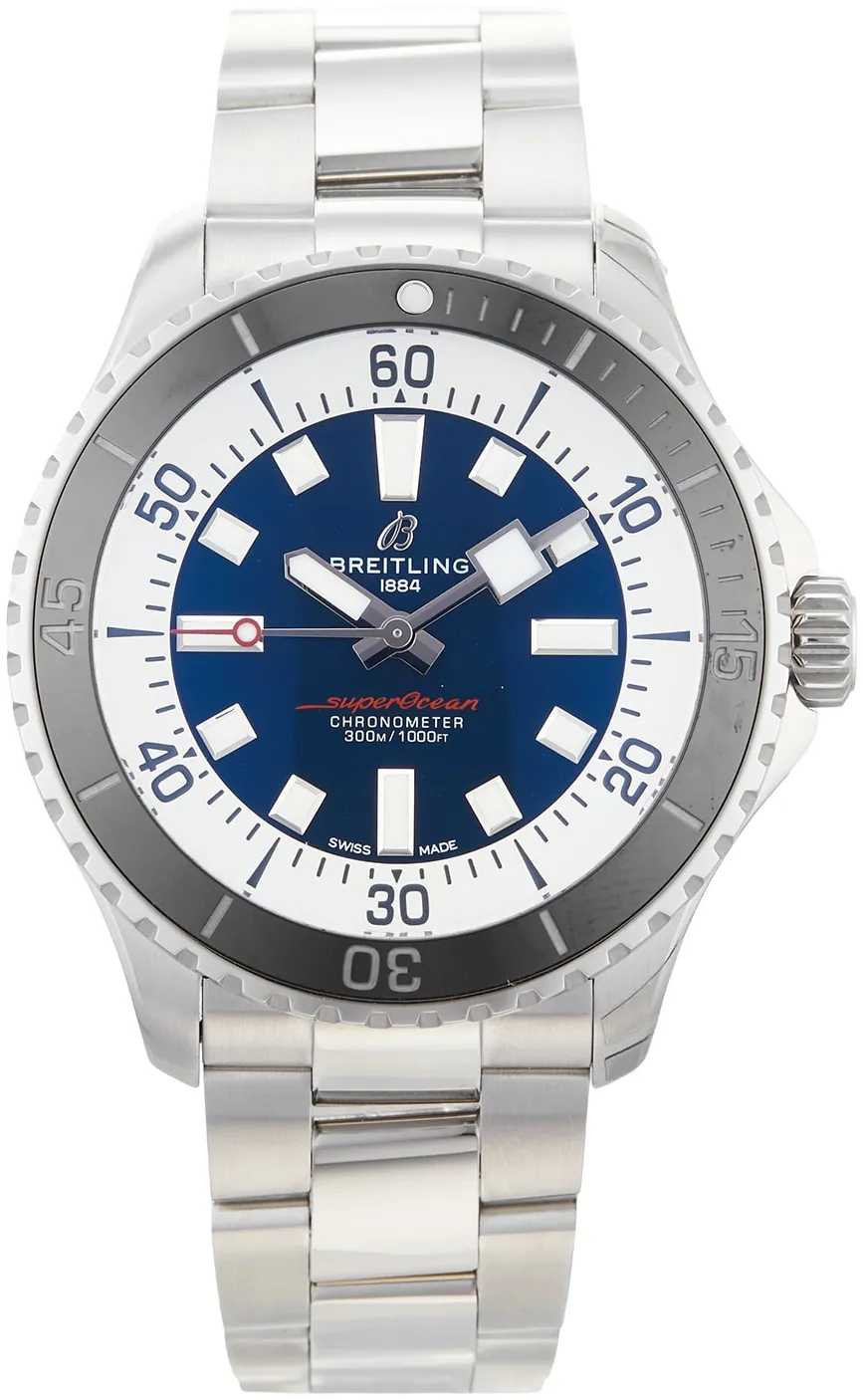 Breitling Superocean A17376 44mm Stainless steel Blue