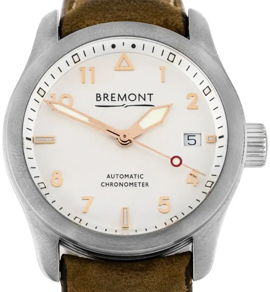 Bremont Solo SOLO37-RG-R-S 37mm Stainless steel Silver