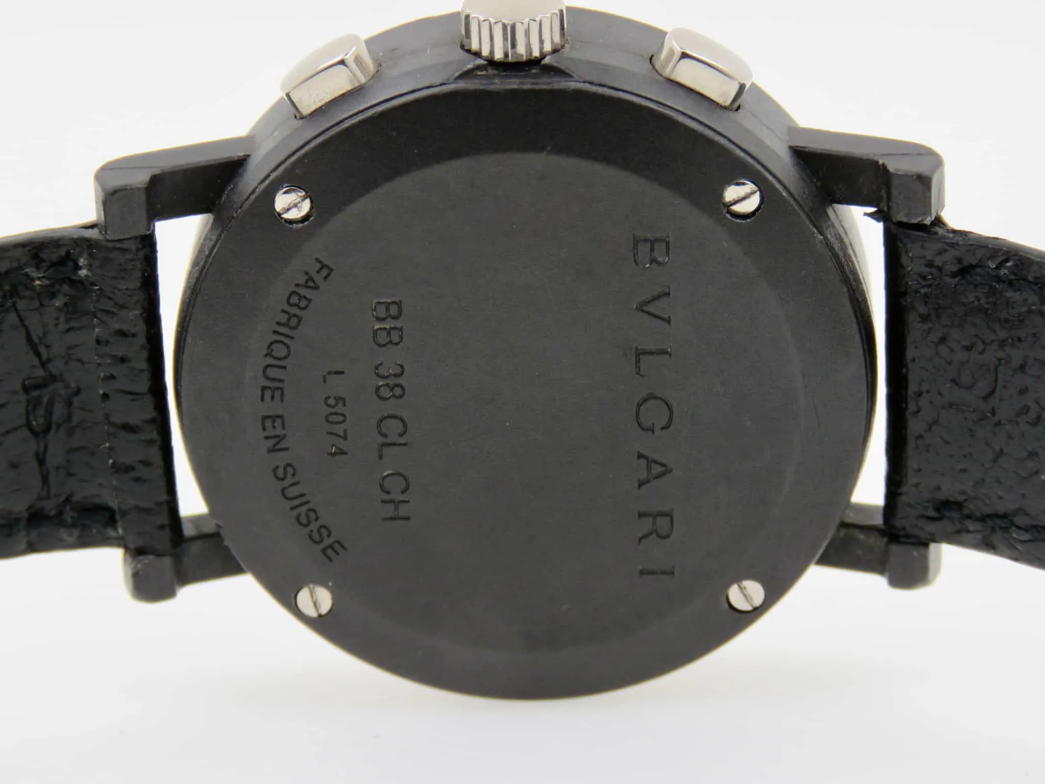 Bulgari Carbongold BB 38 CL CH 38mm Carbon Black 9