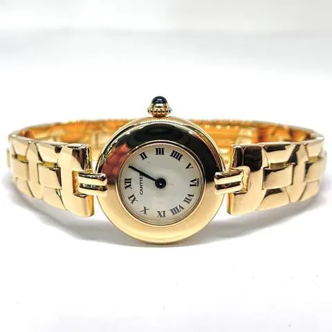 Cartier 8057923 24mm Yellow gold Silver 1