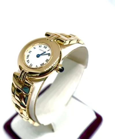 Cartier 8057923 24mm Yellow gold Silver 4