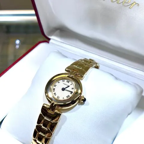 Cartier 8057923 24mm Yellow gold Silver 5