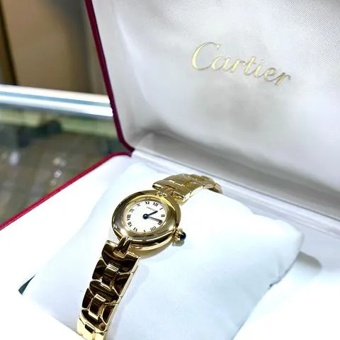 Cartier 8057923 24mm Yellow gold Silver 6