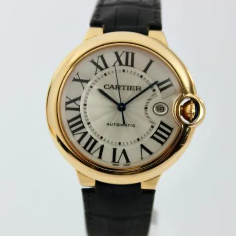 Cartier Ballon Bleu 2999 42mm Rose gold Silver 1