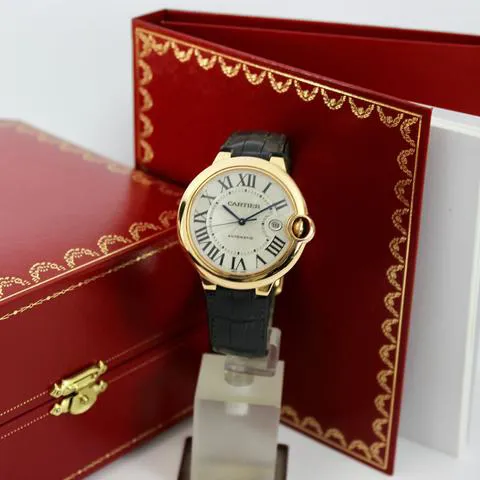 Cartier Ballon Bleu 2999 42mm Rose gold Silver 4