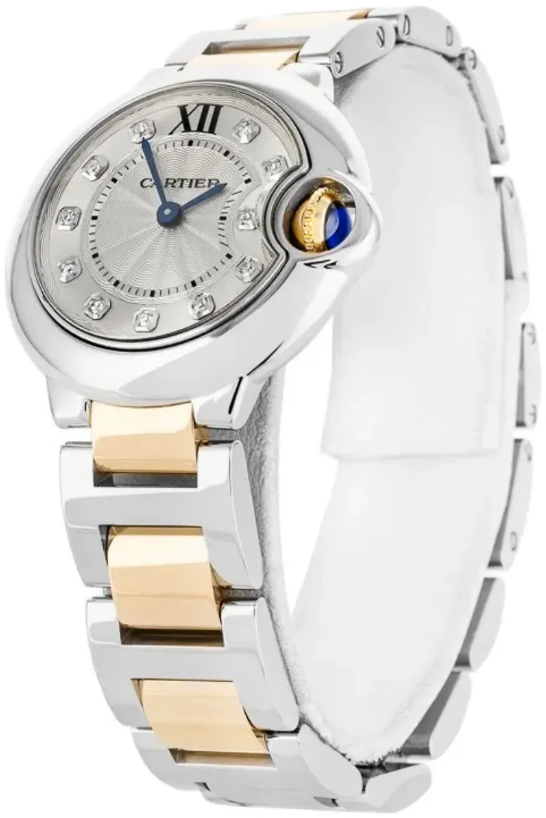 Cartier Ballon Bleu 3009 28mm Stainless steel Silver 3