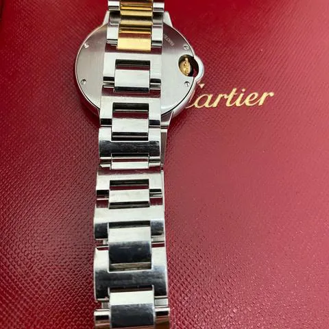 Cartier Ballon Bleu 3489 33mm Yellow gold and Stainless steel Silver 3