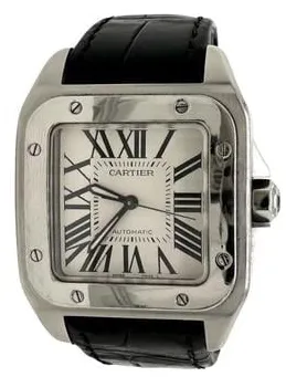 Cartier Santos 2878 33mm Stainless steel Silver