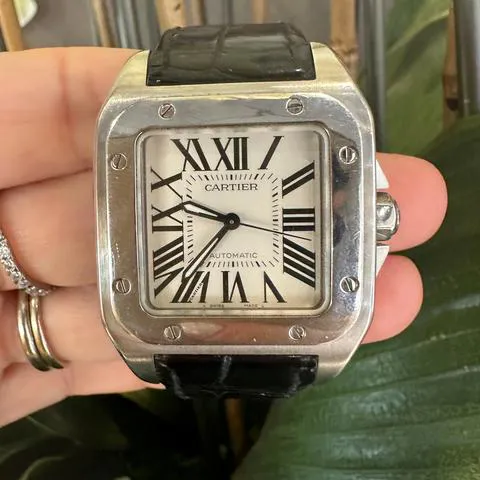 Cartier Santos 2878 33mm Stainless steel Silver 4