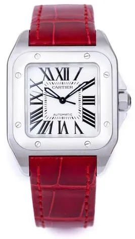 Cartier Santos 2878 33mm Stainless steel Silver