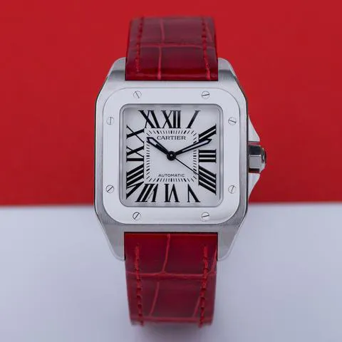 Cartier Santos 2878 33mm Stainless steel Silver 1