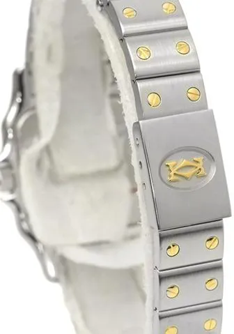 Cartier Santos W20012C4 24mm Yellow gold and Stainless steel White 8