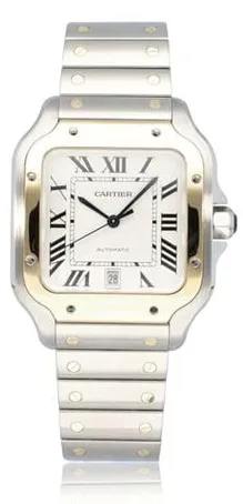 Cartier Santos W2SA0006 Yellow gold Silver