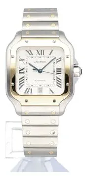 Cartier Santos W2SA0006 Yellow gold Silver 1