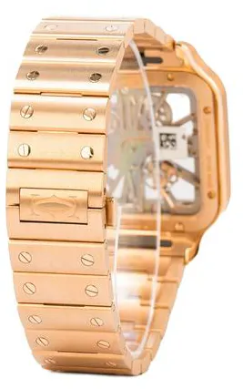 Cartier Santos WHSA0016 40mm Rose gold Transparent 2