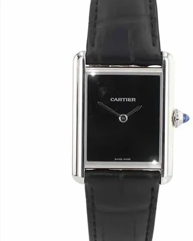 Cartier Tank 4323 25mm Stainless steel Black